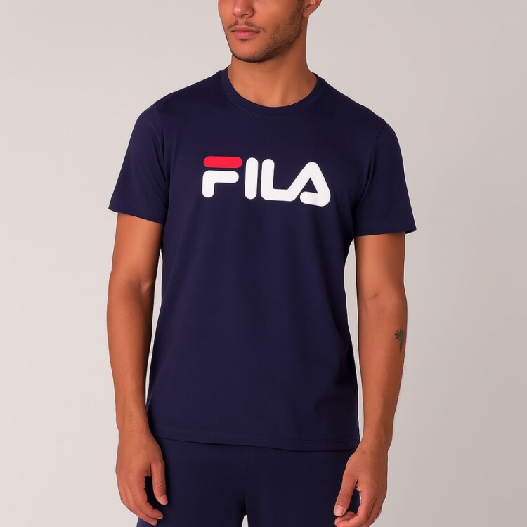 Remera Hombre Letter Premium lll Fila AZUL