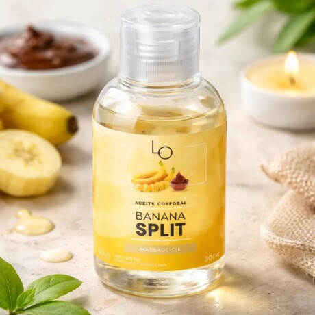 Aceite Para Masajes Sabor a Banana Split Aceite Para Masajes Sabor a Banana Split