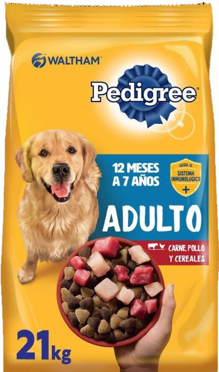 PEDIGREE CARNE, POLLO & CEREALES 21+ 3 KG 