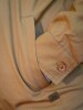 Campera de gabardina Beige