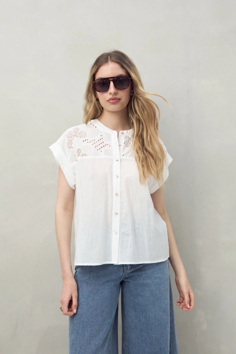 CAMISA D.CASSIN LUGAN - BLANCO 