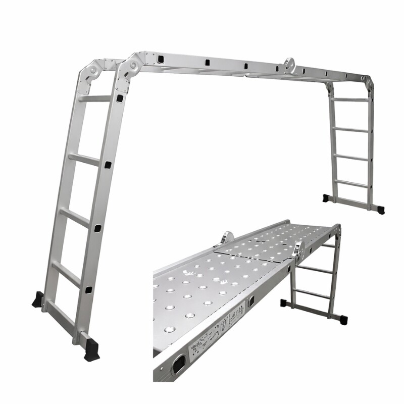 GALOX ESCALERA MULTIFUNCIÓN PANTHER 16 ESCALONES C/PLATAFORMAS Galox Escalera Multifunción Panther 16 Escalones C/plataformas