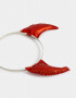 Vinchas Rígidas Halloween Vincha Metálica "halloween" - Rojo Medio