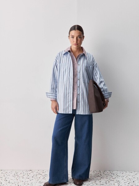 CAMISA ALLIE COLEMAN CELESTE