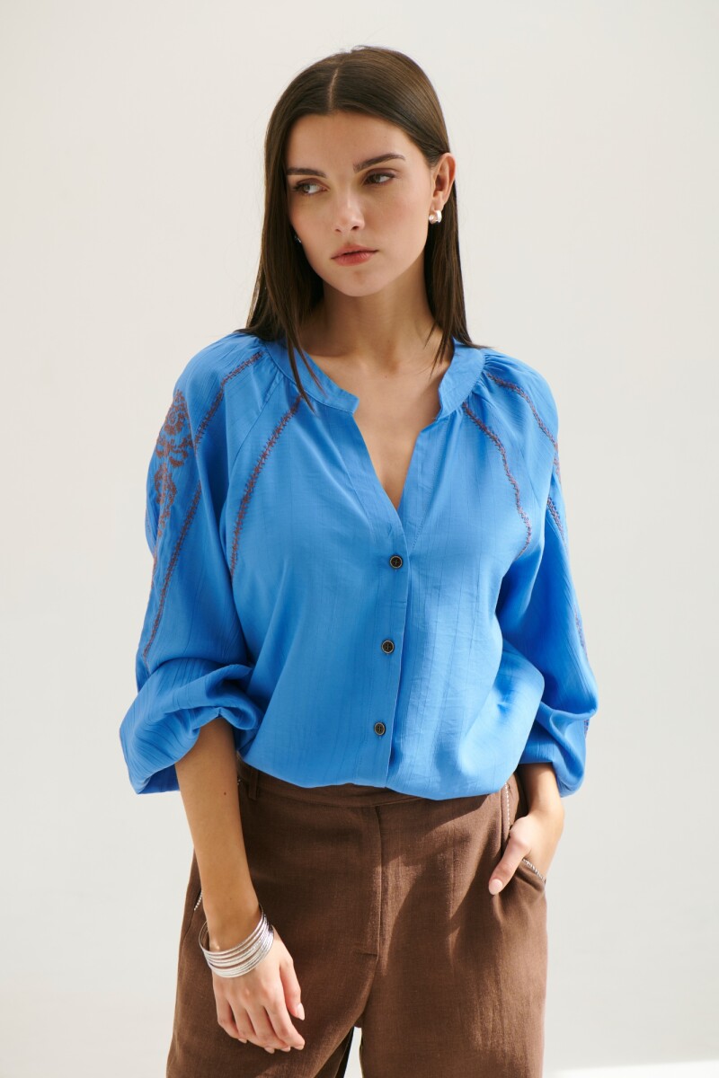 CAMISA INDI AZUL