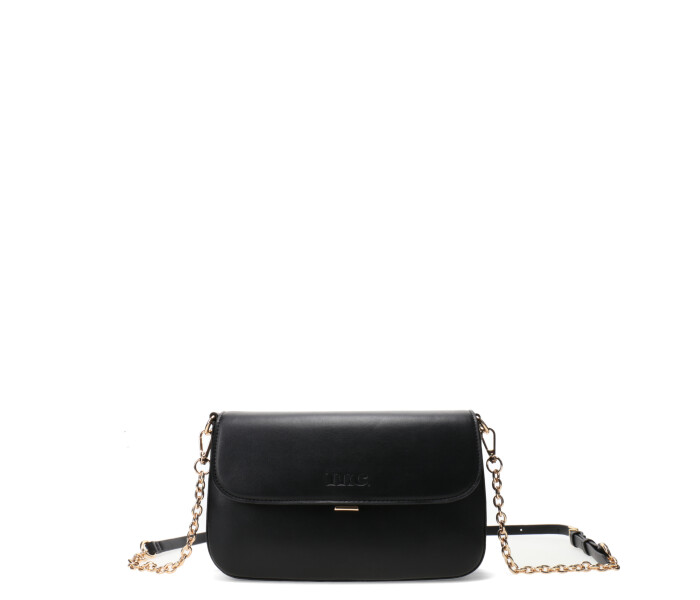 Cartera Miss Carol GIN con tirante de cadena Negro