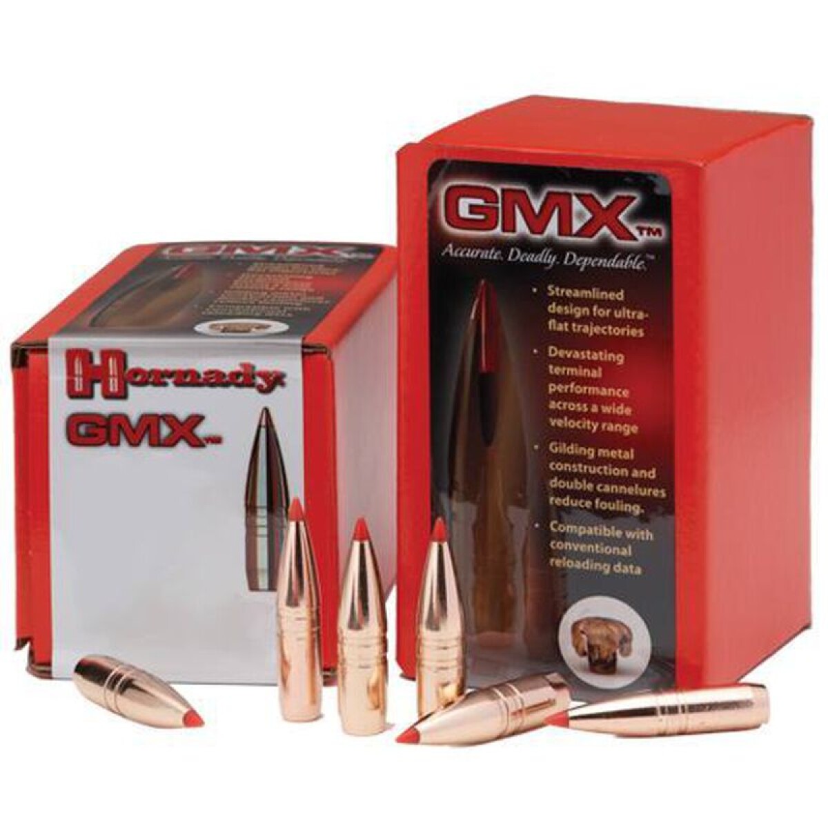 Proyectil Hornady Cal 25 257" De 90gr Gmx Hor/25410 