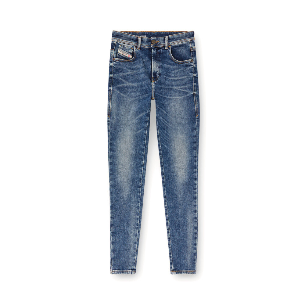 Jean Para Mujer 1984 Slandy-High Azul Marino
