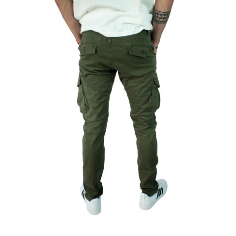 PANTALON CARGO 30-38 VERDE