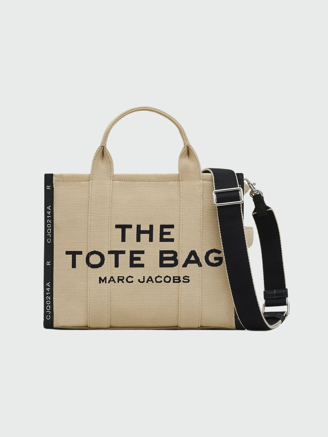Marc Jacobs- Bolso tejido en jacquard , The Medium Tote Bag Beige