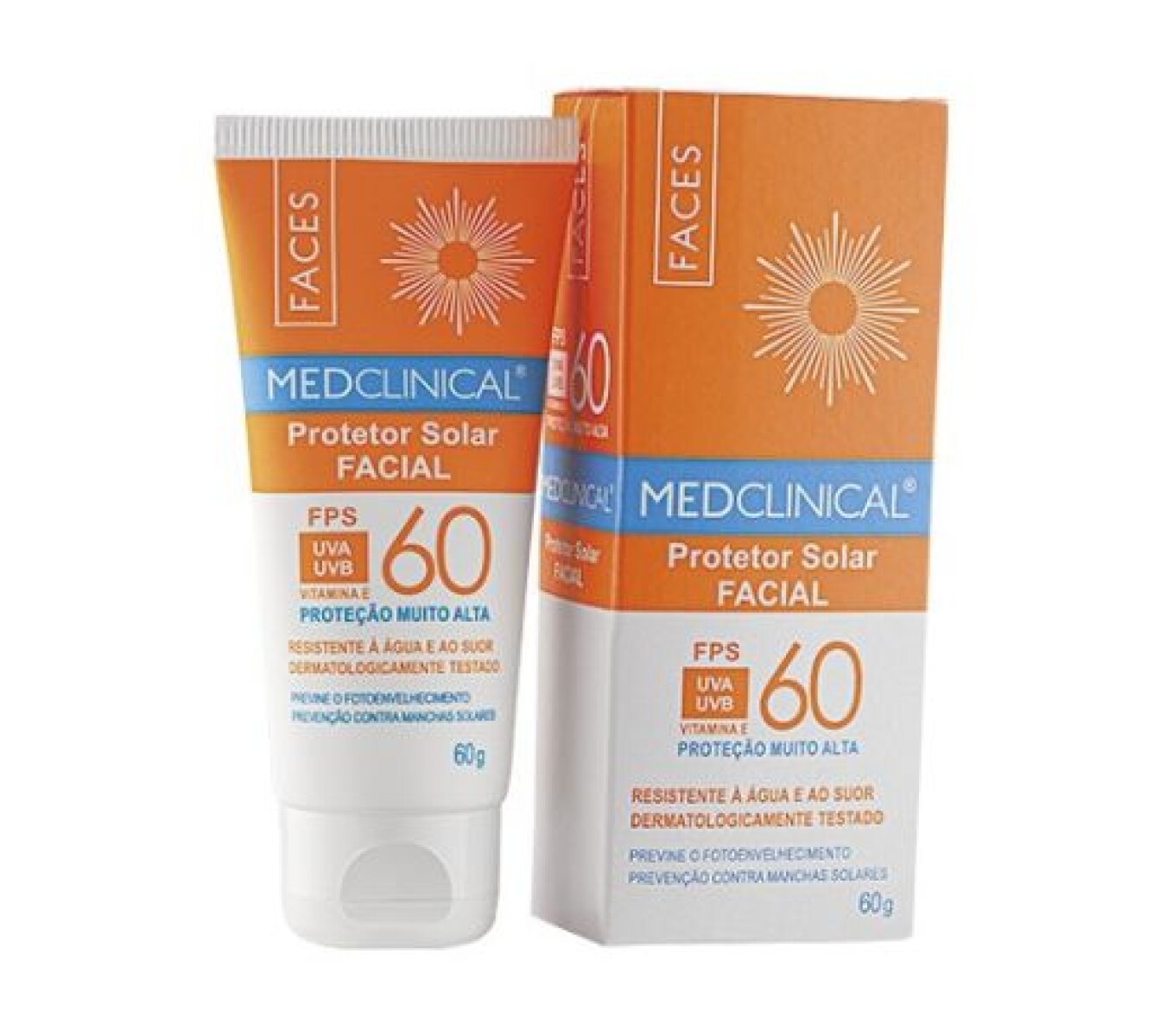 MedClinical Protector Solar Facial FPS 60 / 60 gr – Alta Protección UV