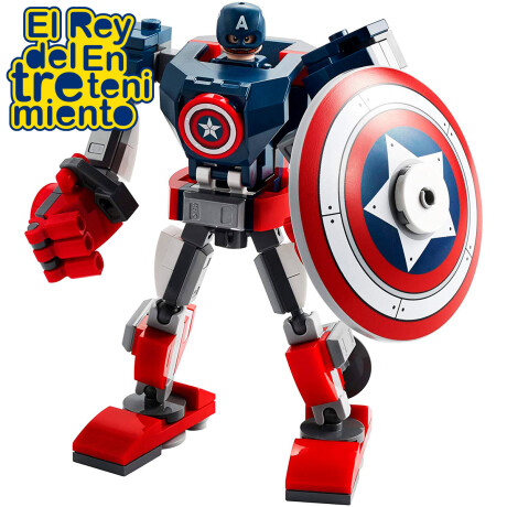 Lego Armadura Robótica 76168 Capitán América 121pcs Lego Armadura Robótica 76168 Capitán América 121pcs