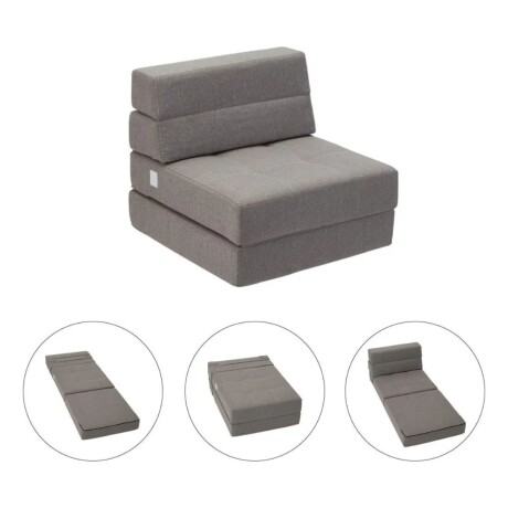 Sillón cama individual Lumax Oster en caja compactado Gris