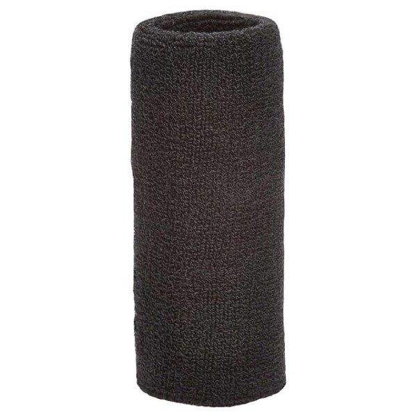 Muñequera Larga De Toalla Tourna Tennis Wrist Towel Negra