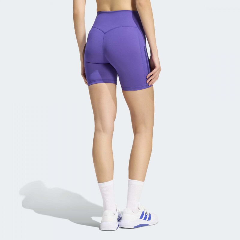 Calza Corta Adidas Optime Workout Violeta