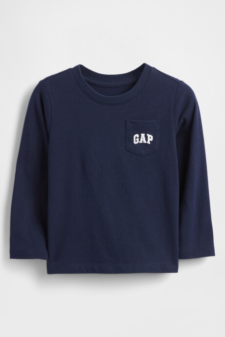 Remera Logo Gap Toddler Niño Tapestry Navy