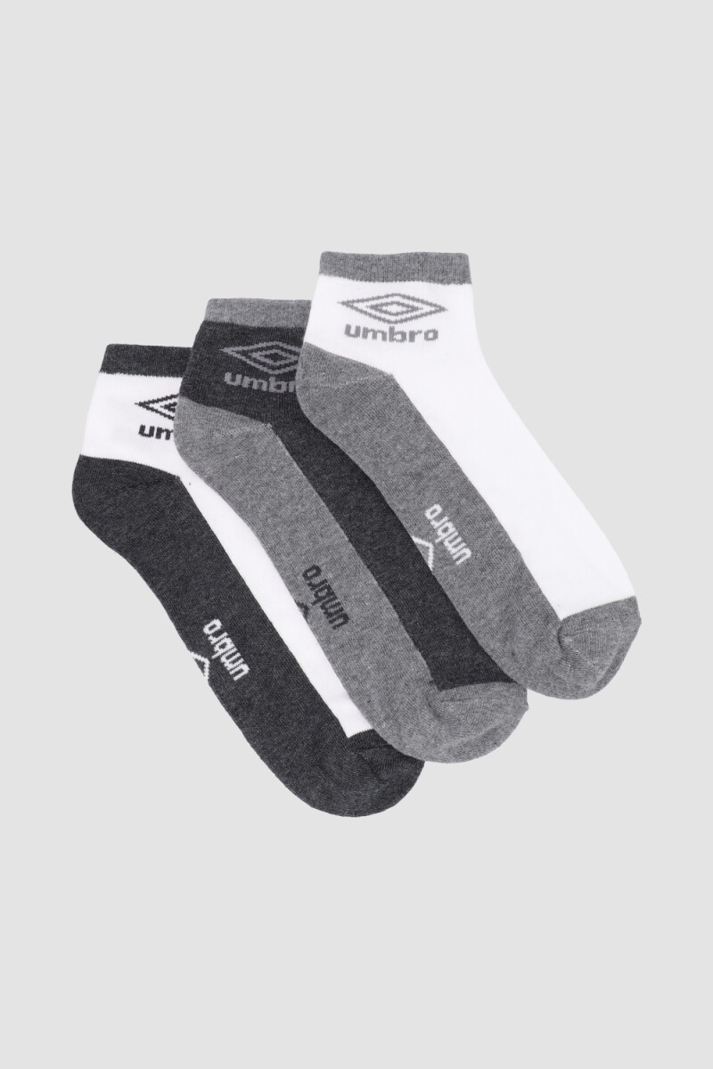 Media corta Deportiva Pack x3 Umbro Hombre 