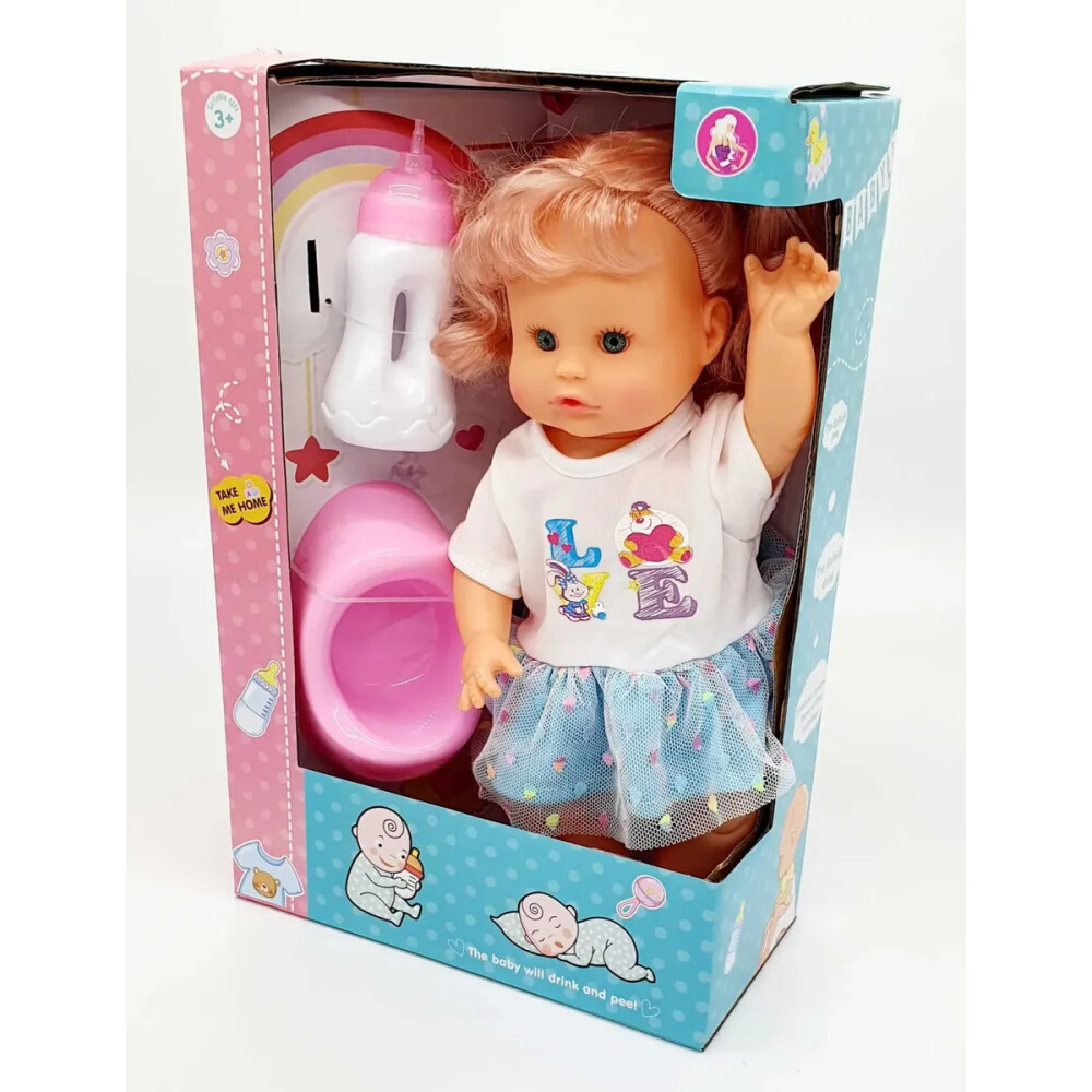 Bebota que hace pis con pelela y accesorios Bebota que hace pis con pelela y accesorios