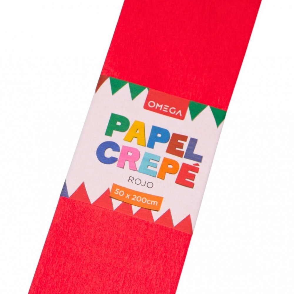 PAPEL CREPE 2MTS.X0.50 COLOR ROJO
