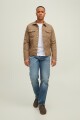 Chaqueta Alvin Denim Comfort Fit Sepia