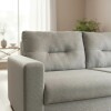 SOFA 3 CUERPOS - TAPIZADO TELA GRIS CLARO SOFA 3 CUERPOS - TAPIZADO TELA GRIS CLARO