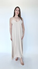 Vestido Yuki Beige