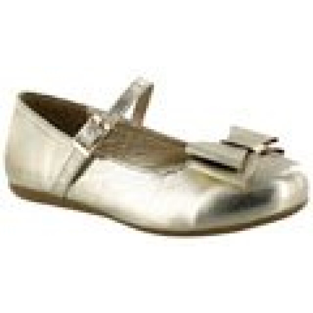 Balerinas Infantiles Croco Kids Zapato Dorado Claro