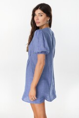 Vestido Poppy Azul