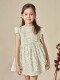 Vestido De Flores Con Smock Piedra