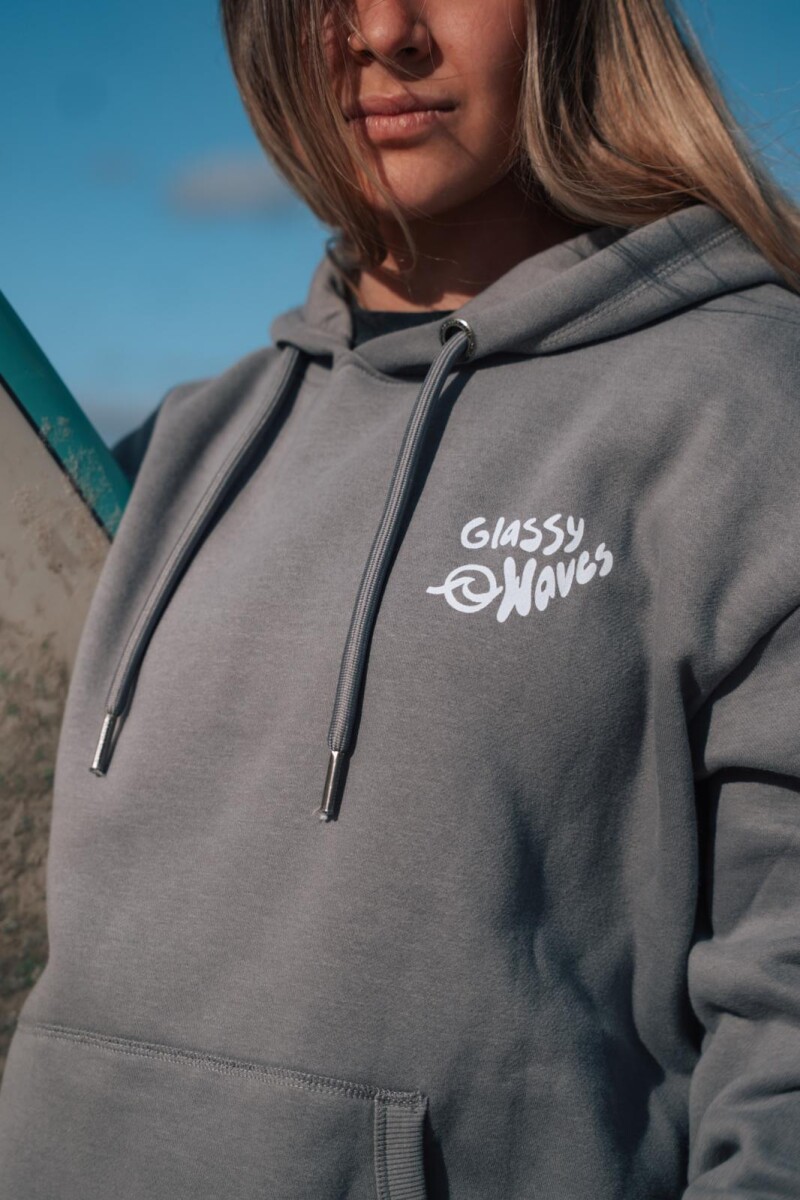 Hoodie Sirena Over Fit / Gris U