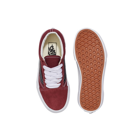 Championes Vans Old Skool de niño Wine & Black