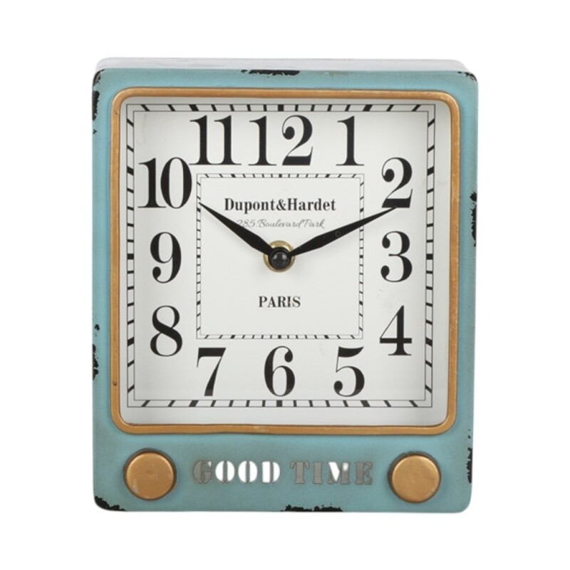 RELOJ DE MESA, VINTAGE 16X19X8 CM RELOJ DE MESA, VINTAGE 16X19X8 CM
