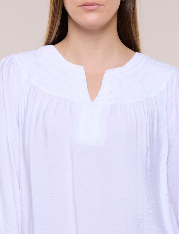 Blusa Canesu Bordado BLANCO