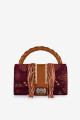 CARTERA ETNIC Bordo