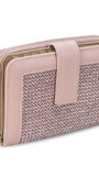 BILLETERA AGNES TEJIDO MAUVE