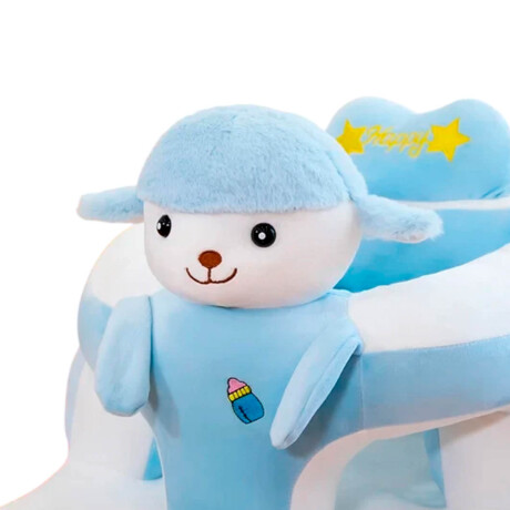 Sillón Puff Infantil Animales Felpa Asiento Corral Oveja