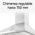 Campana James Convencional 90 Cm Inoxidable CAMPANA JAMES CONVE. 90CM INOX 60003