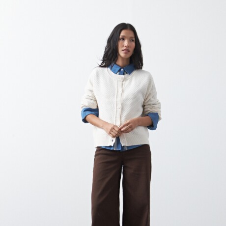 CARDIGAN TEODORA Crudo