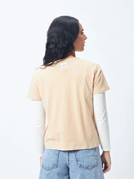 T-SHIRT P.CAKE DRAMA BEIGE