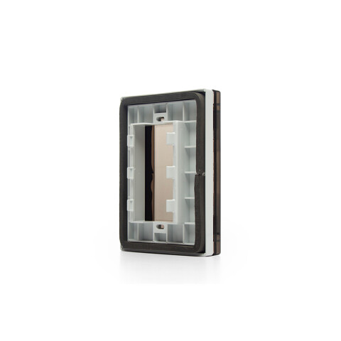Plaqueta 3 módulos con tapa estanca fume IP55 Sica SK3075