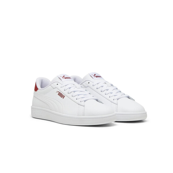 SMASH 3.0 L - PUMA BLANCO/ROJO