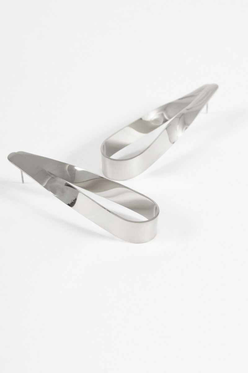 Caravanas acero vuelta plateado