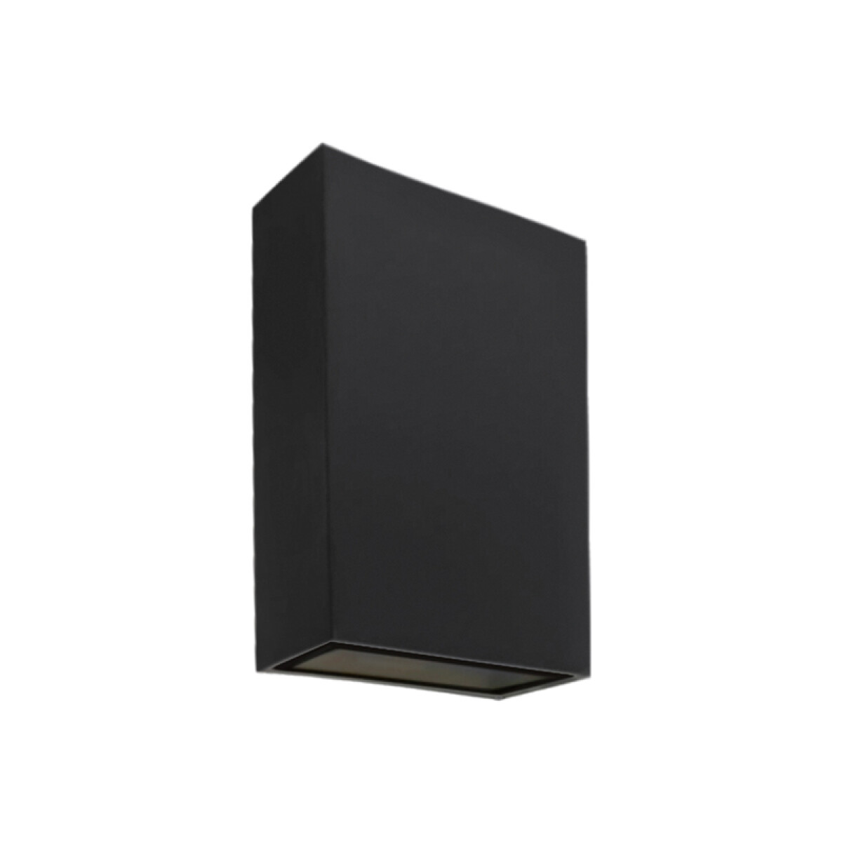 Lámpara de pared LED 4W cálida IP65 83x123mm negro - BM4060 