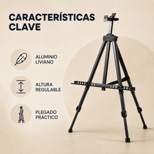Caballete Soporte Pie P/ Pizarra Atril Pintor + Bolso Caballete Soporte Pie P/ Pizarra Atril Pintor + Bolso
