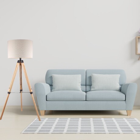 Luminaria de pie pantalla natural y madera estilo tripode -E27 158cm Luminaria de pie pantalla natural y madera estilo tripode -E27 158cm