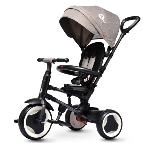 Triciclo Qplay Rito Plegable Gris