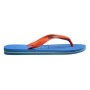 Sandalias Havaianas Brasil Logo Hombre Azul/Naranja