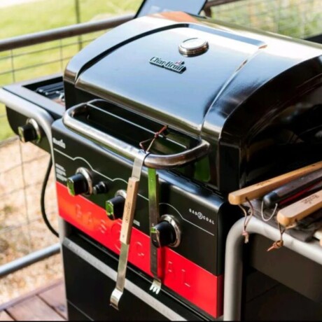 Barbacoa híbrida Char-Broil gas+carbón Barbacoa híbrida Char-Broil gas+carbón