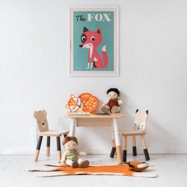 Juguete Silla De Madera Oso Del Bosque Tender Leaf Niños Juguete Silla De Madera Oso Del Bosque Tender Leaf Niños