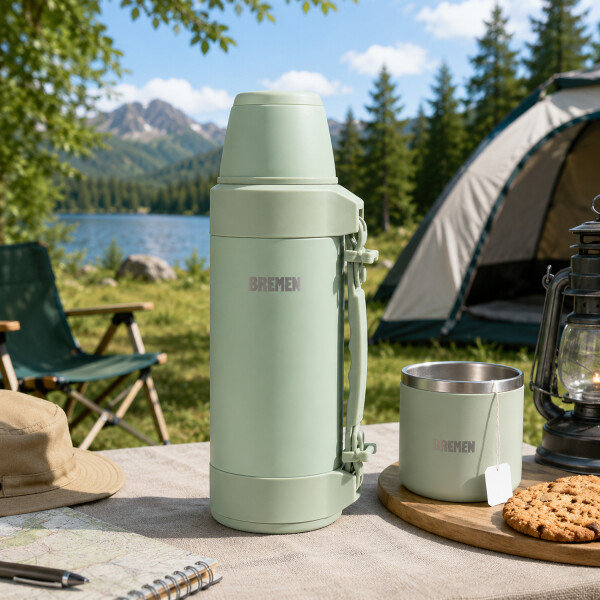 Termo Bremen Acero Inoxidable 1.2l VERDE